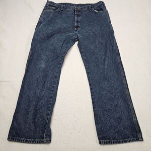 Dickies Carpenter Jeans 40x30 Blue Denim Dark Wash Hammer Loop Workwear Chore